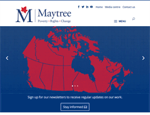 Tablet Screenshot of maytree.com